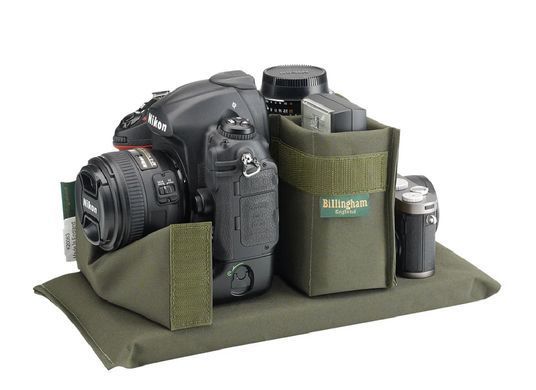 Сумка Billingham 225 MKII Camera Tablet Bag - Sage FibreNyte / Chocolate Leather (508248-54)