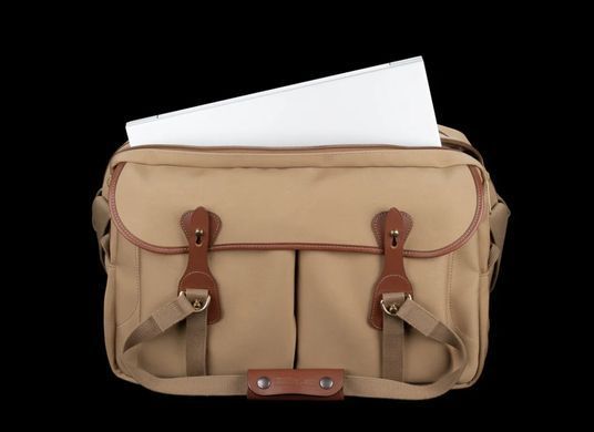 Сумка Billingham 555 MKII Camera Laptop Bag - Khaki Canvas / Tan Leather (508533-70)