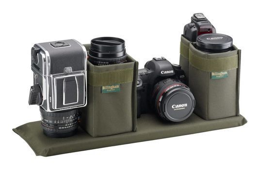 Сумка Billingham 555 MKII Camera Laptop Bag - Sage FibreNyte / Chocolate Leather (508548-54)