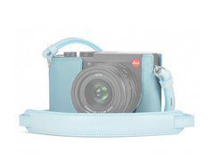 LEICA Protector for Leica Q2, leather light blue (19578)