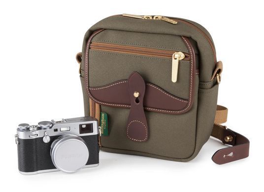 Сумка Billingham Pola Stowaway - Sage FibreNyte / Chocolate Leather (500748-54)