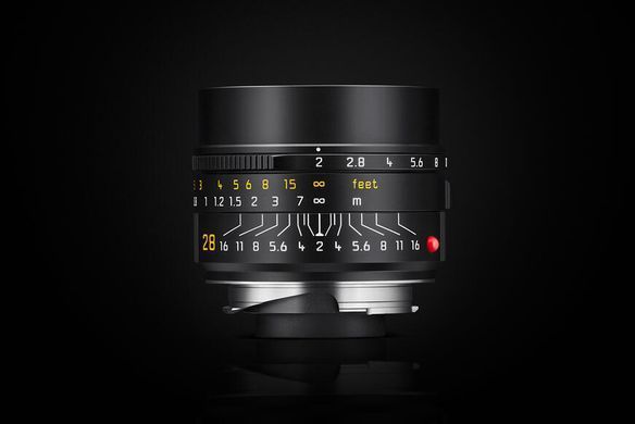 LEICA SUMMICRON-M 28 f/2 ASPH., black anodized finish (11618)