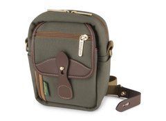 Сумка Billingham Compact Stowaway - Sage FibreNyte / Chocolate Leather (500548-54)