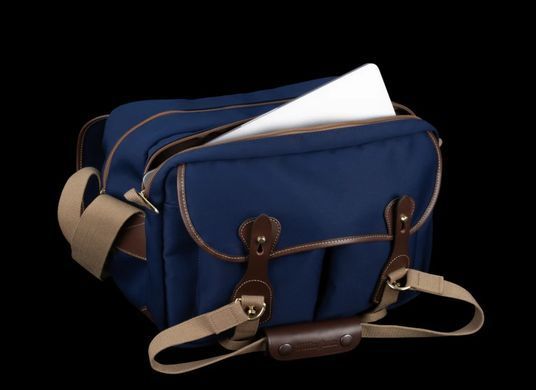 Сумка Billingham 335 MKII Camera Laptop Bag - Navy Canvas / Chocolate Leather (508304-54)