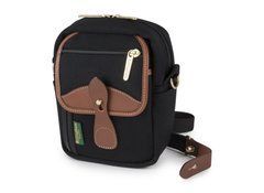 Сумка Billingham Compact Stowaway - Black Canvas / Tan Leather (500501-70)