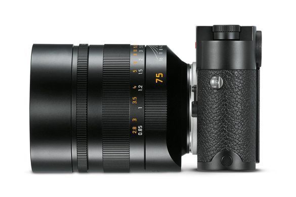 LEICA NOCTILUX-M 75 f/1.25 ASPH., black anodized finish (11676)